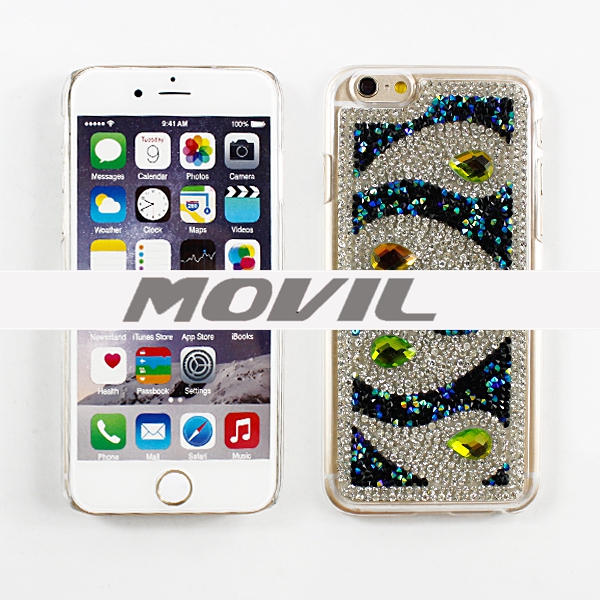 NP-2434 Bling TPU con diamante para el iPhone 6-4